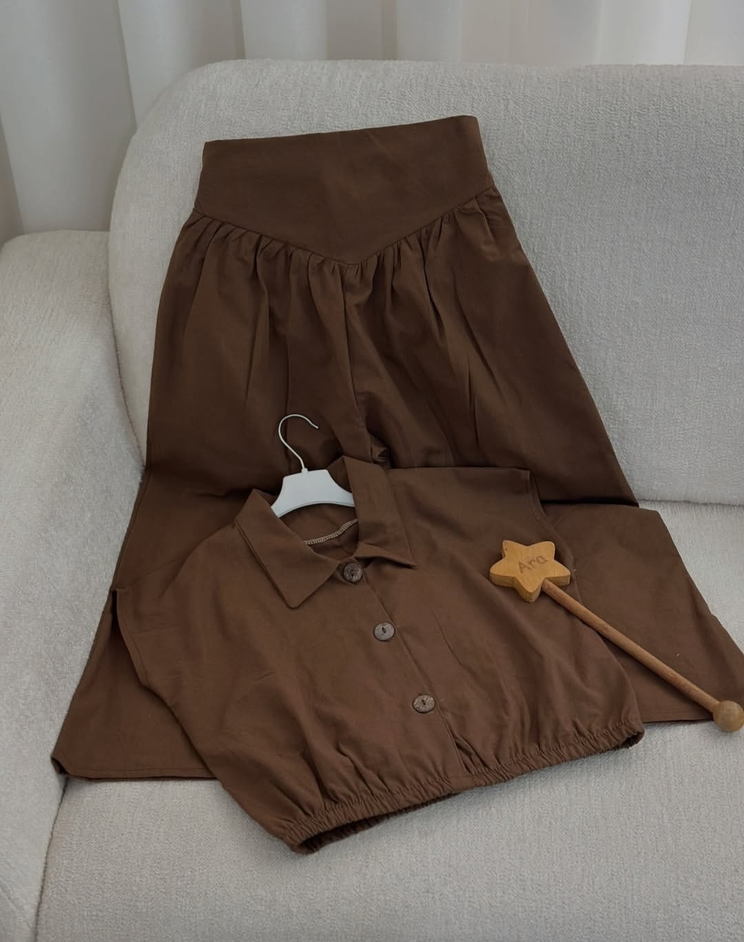 ست دو تیکه شلوارو نیم تنه دخترانه و کودکانه تابستانه (۱سال الی ۱۰سال)