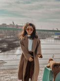 پالتو بلند استر دار دخترانه۳سال