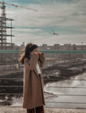 پالتو بلند استر دار دخترانه۳سال