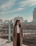پالتو بلند استر دار دخترانه۳سال